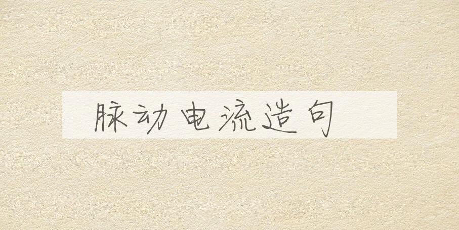 用脉动电流造句