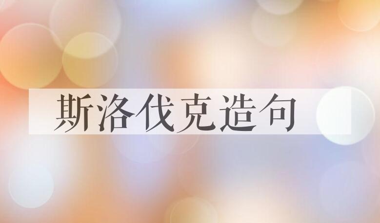用斯洛伐克造句