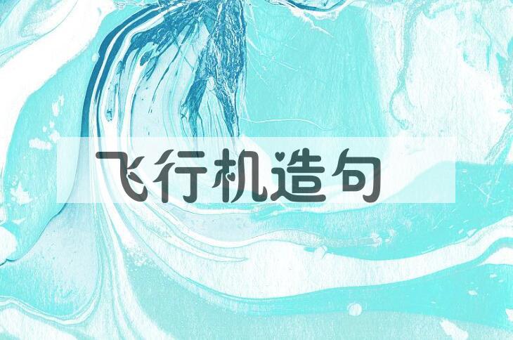 用飞行机造句