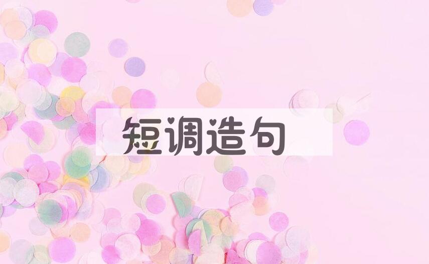 用短调造句