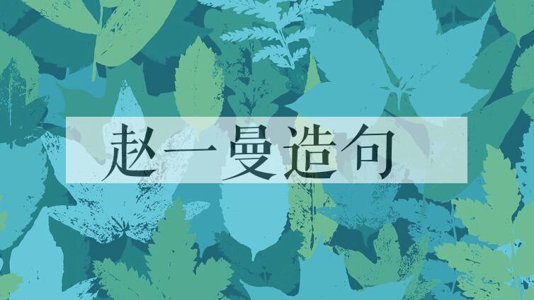 用赵一曼造句