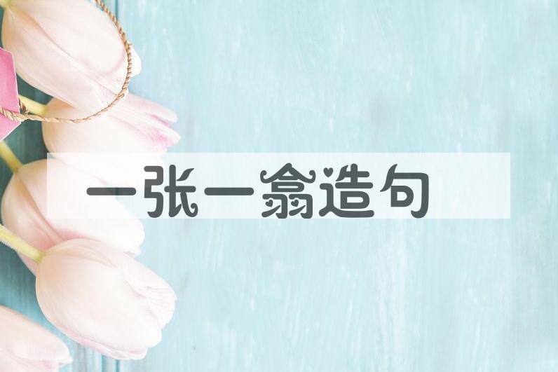 用一张一翕造句