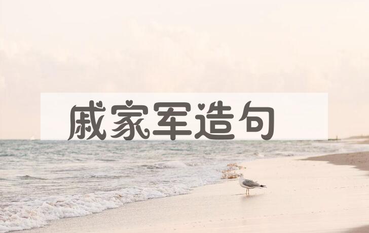 用戚家军造句
