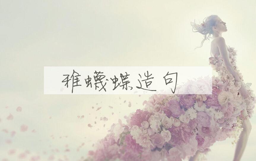 用雅蠛蝶造句