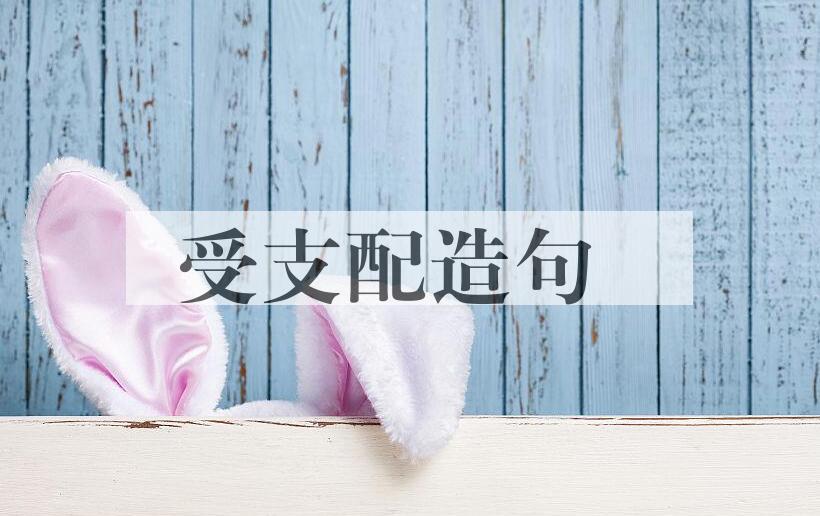 用受支配造句