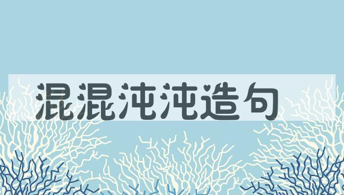 用混混沌沌造句