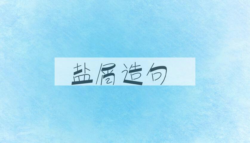 用盐屑造句