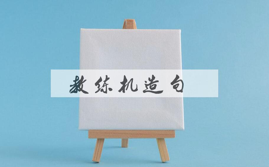 用教练机造句