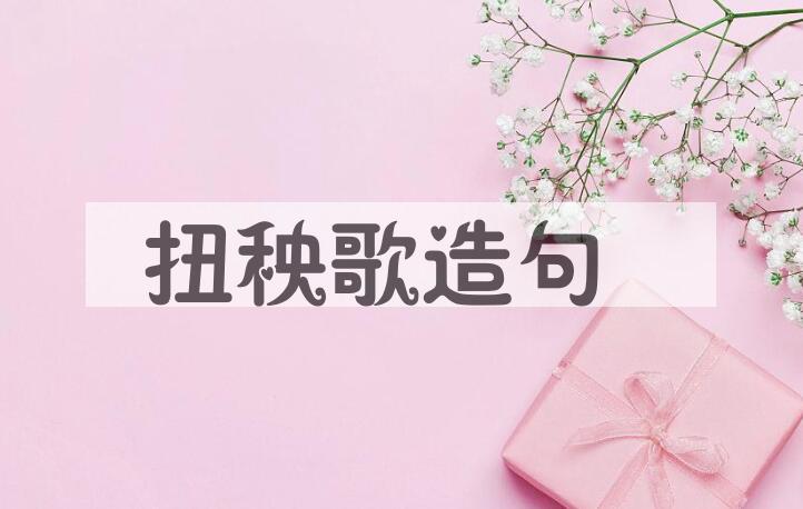 用扭秧歌造句