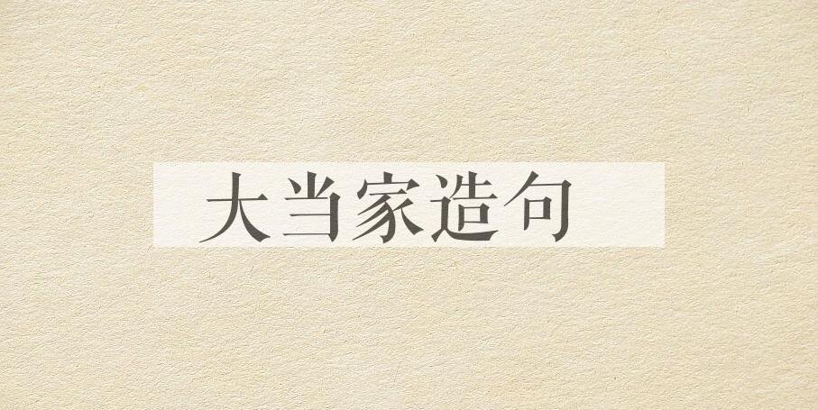 用大当家造句