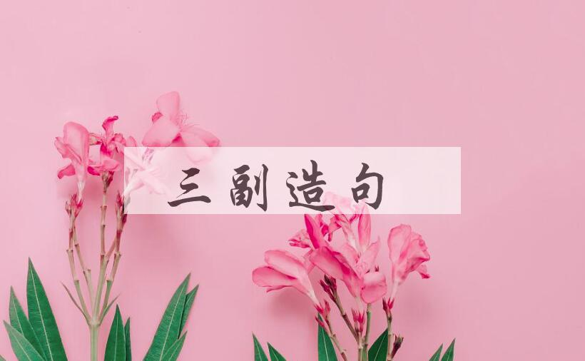 用三副造句