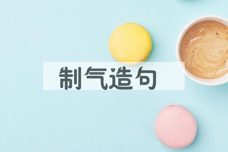 用制气造句