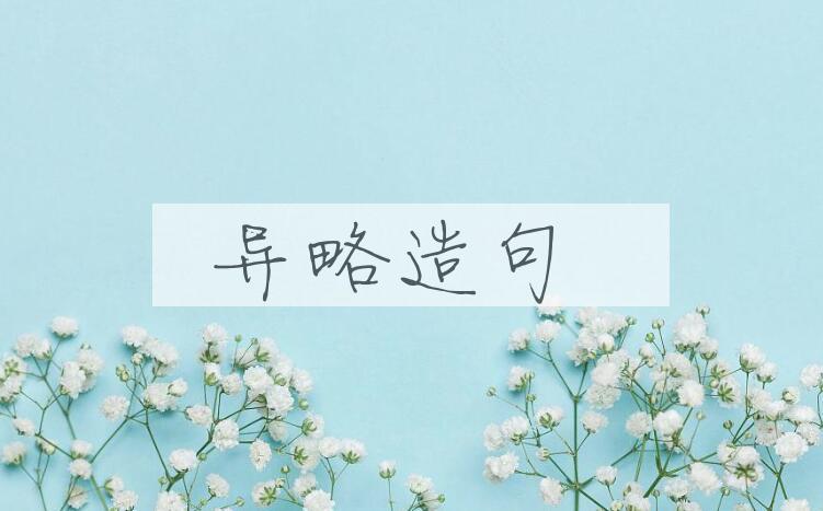 用异略造句