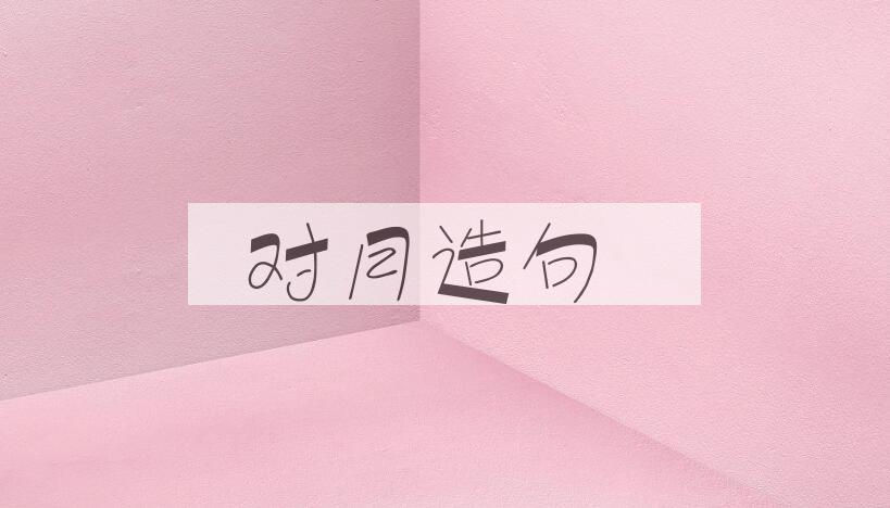 用对月造句
