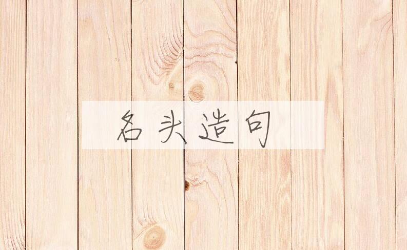 用名头造句