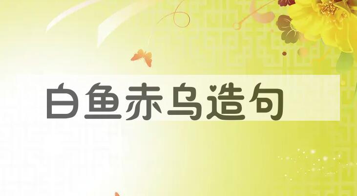 用白鱼赤乌造句