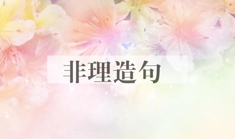 用非理造句