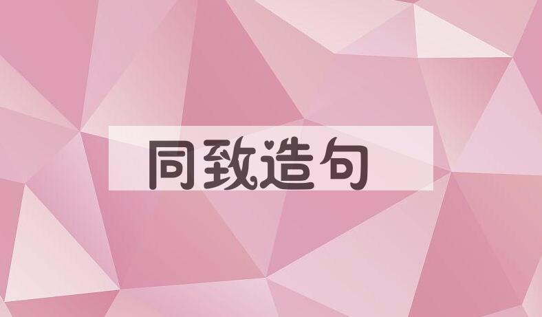 用同致造句