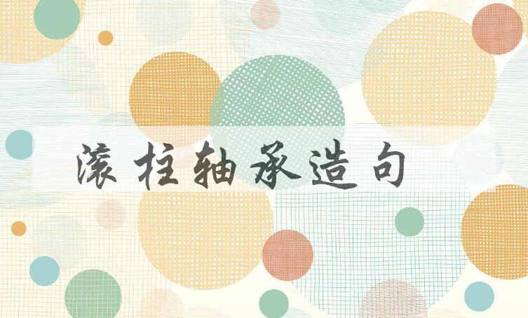 用滚柱轴承造句