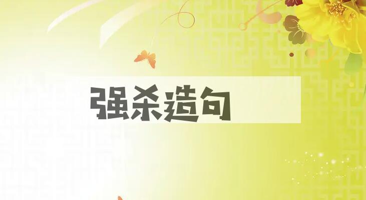 用强杀造句