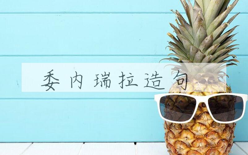 用委内瑞拉造句