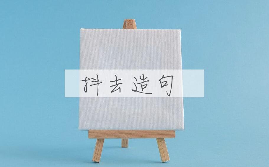 用抖去造句
