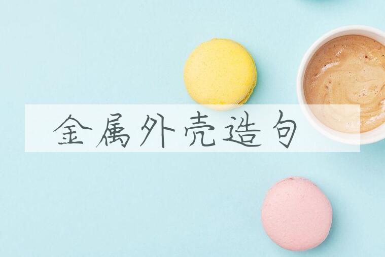 用金属外壳造句