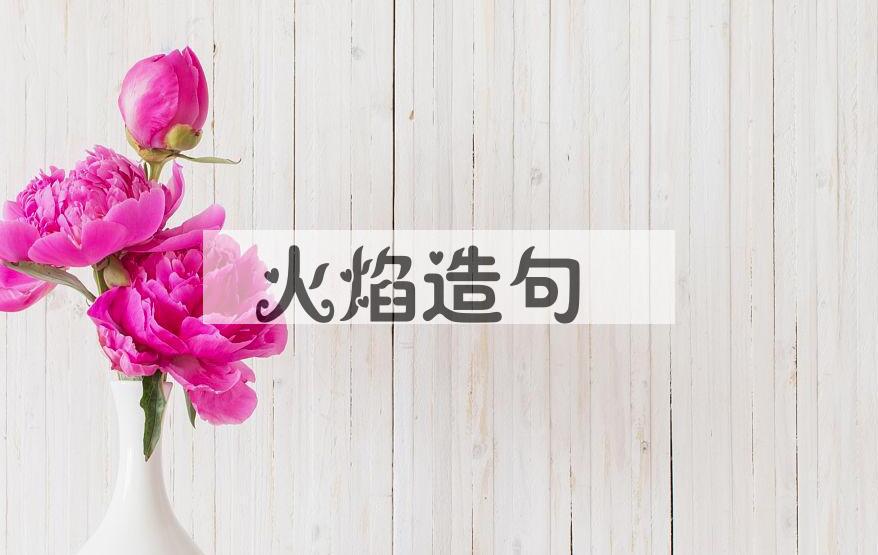 用火焰造句