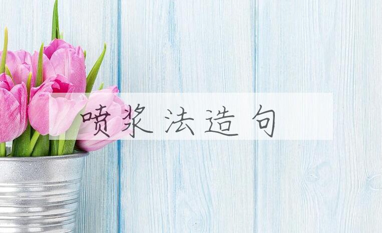 用喷浆法造句