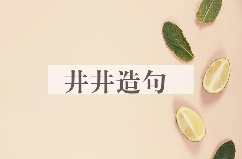 用井井造句