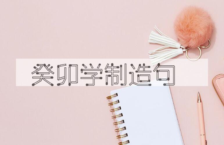 用癸卯学制造句