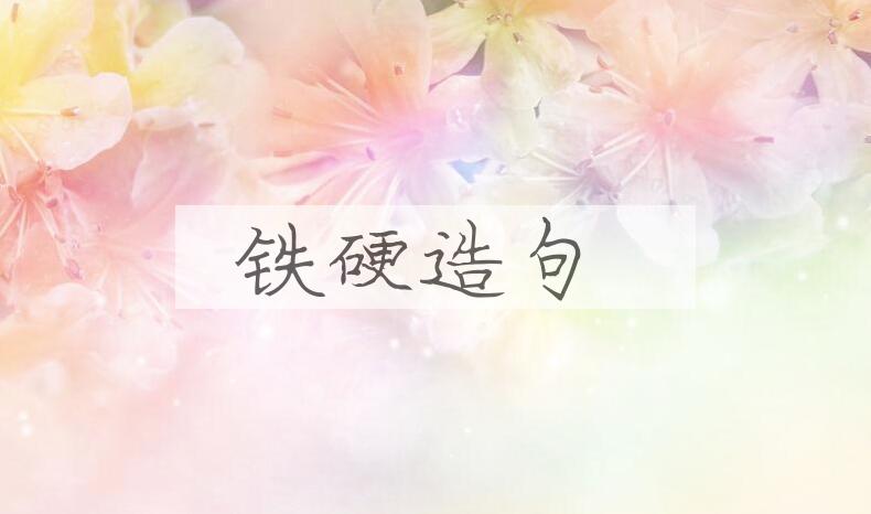 用铁硬造句
