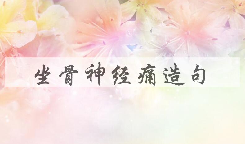 用坐骨神经痛造句