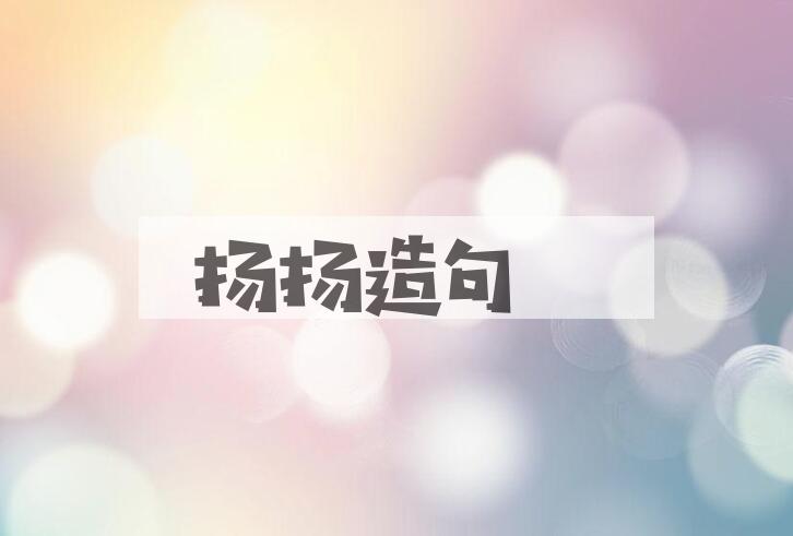 用扬扬造句