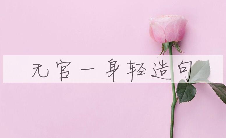 用无官一身轻造句