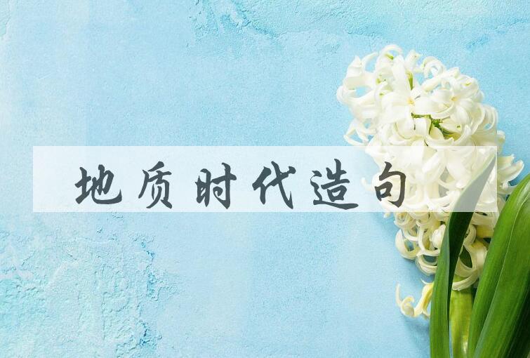 用地质时代造句