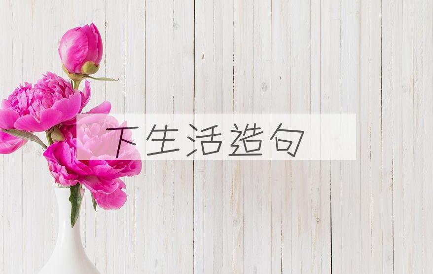 用下生活造句
