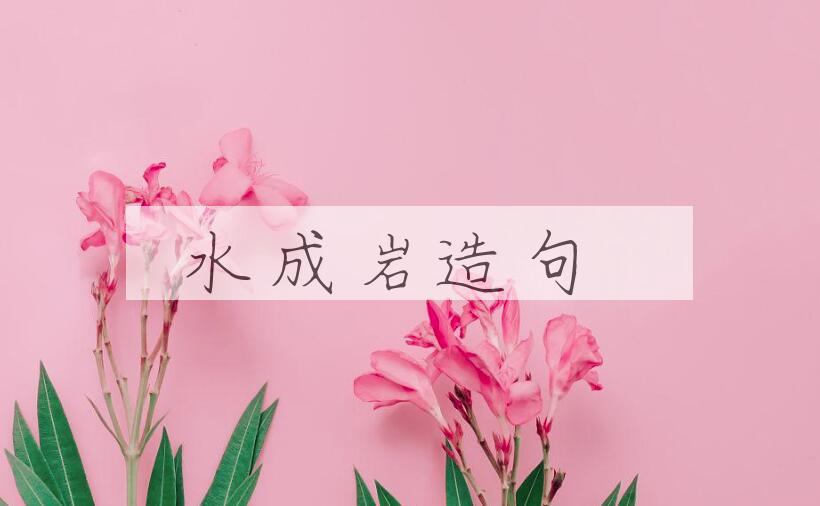 用水成岩造句