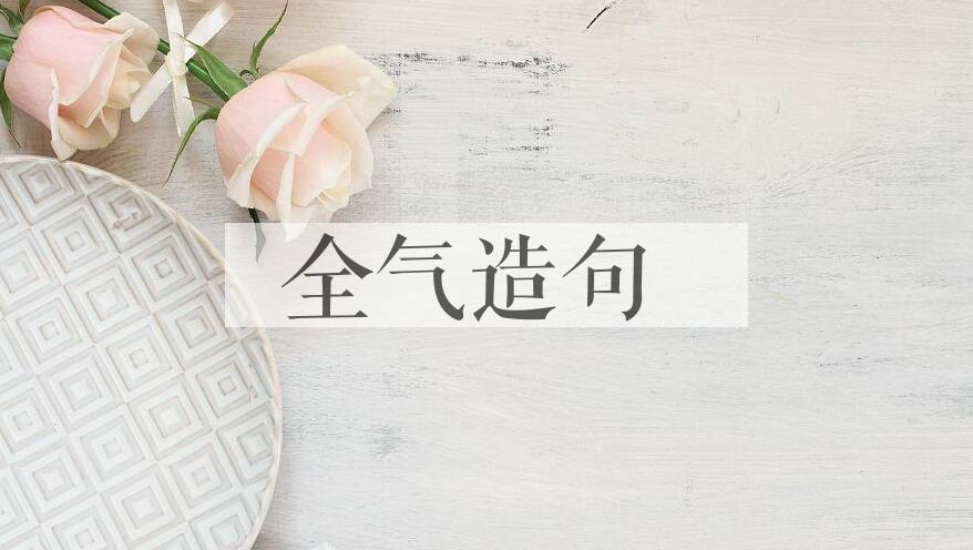 用全气造句