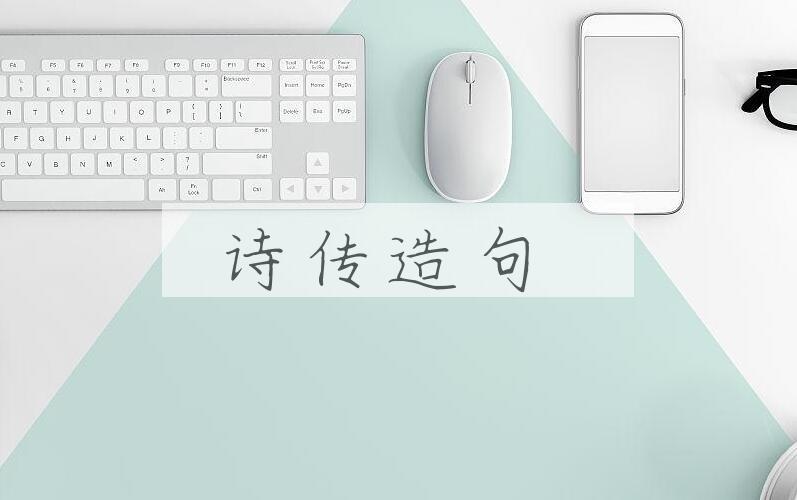 用诗传造句