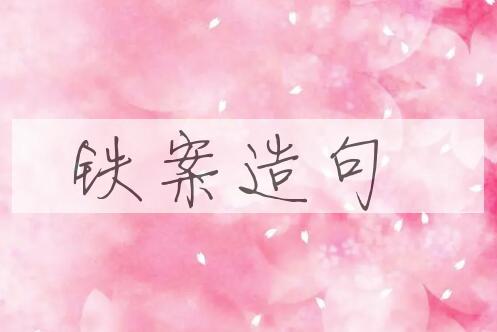 用铁案造句