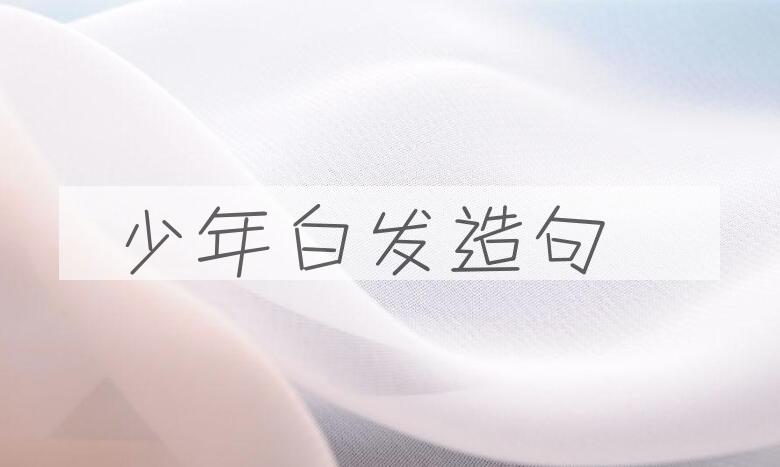 用少年白发造句